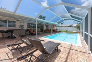 Outdoor pool, a heated pool - NEWLY REMODELED!!! A Little Bit of Paradise in Cape Coral New Open Floor (Cape Coral)