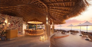 Bar sur la plage
