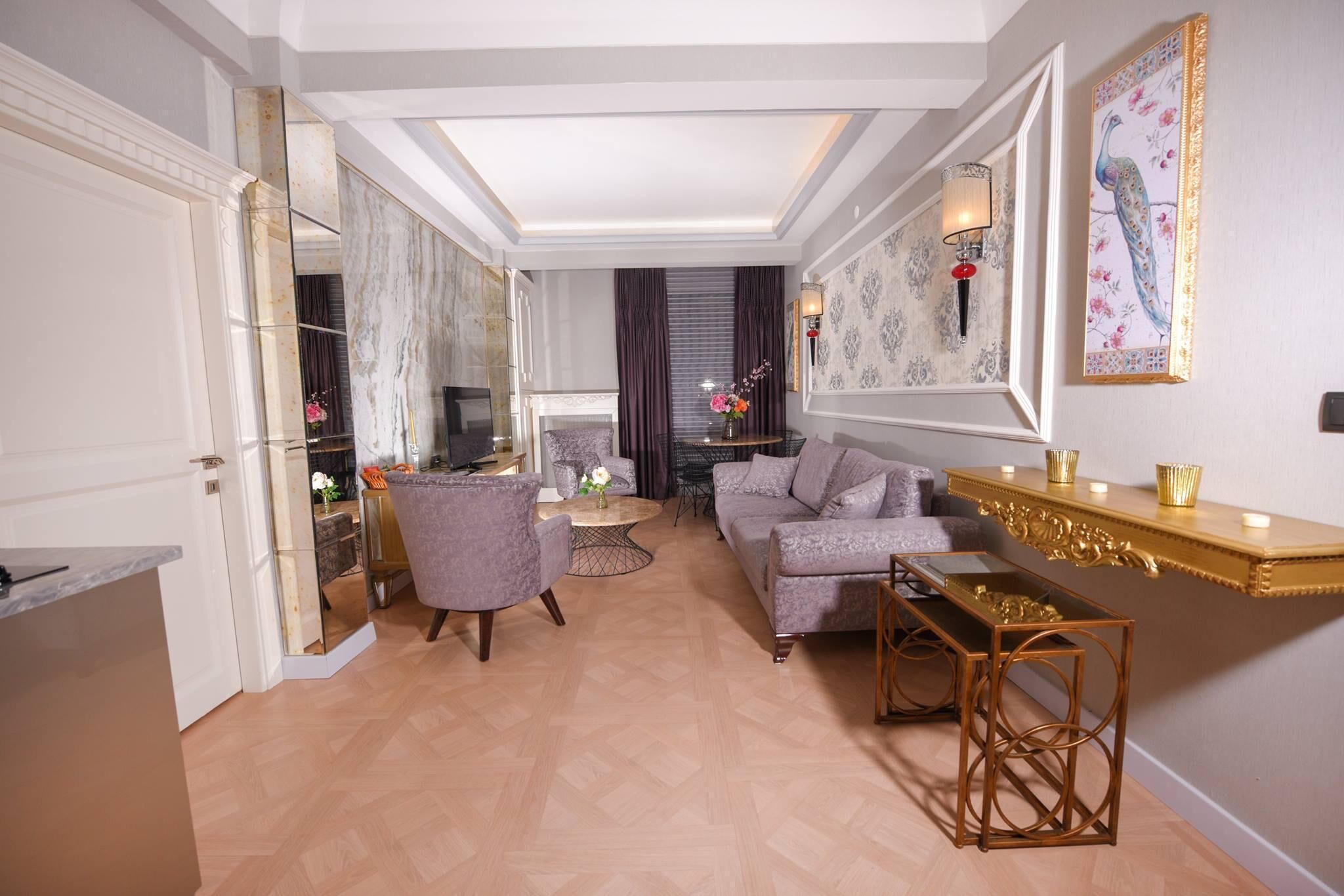 luxury condo, 1 bedroom, smoking, sea view | minibar, in-room safe, desk, soundproofing