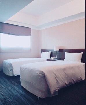 Standard Twin Room | Blackout drapes, free WiFi, bed sheets - Onetel (Taipei)