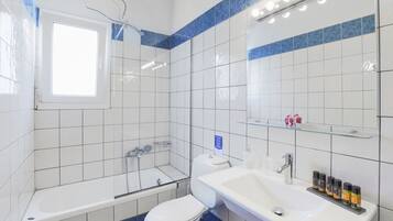 Villa, 2 Bedrooms (Red) | Bathroom | Shower, free toiletries, hair dryer, towels