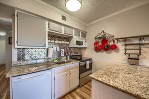 Private kitchen - Sweet Retreat RRC A203 2 Bedroom Condo by RedAwning (New Braunfels)