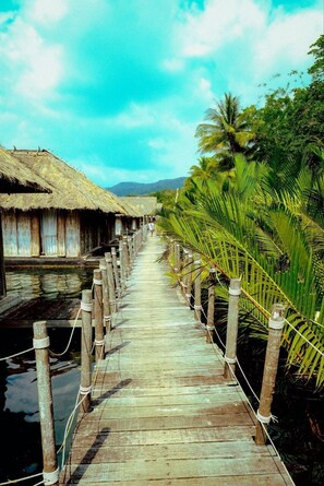 Terrace/patio - Thansur Tatai Eco Resort (Koh Kong)