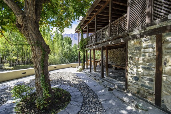 Exterior detail - Serena Shigar Fort (Shigar)