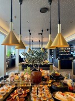 Breakfast, lunch, dinner served; local cuisine