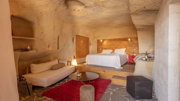 Deluxe Double Room (Cave) | Premium bedding, in-room safe, soundproofing, free WiFi