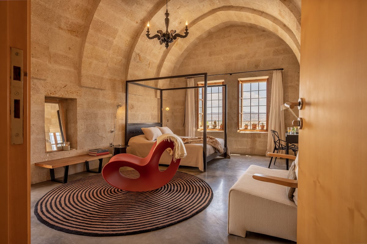 Stone Deluxe Room with View | Premium bedding, in-room safe, soundproofing, free WiFi