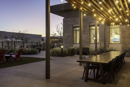 Patio. Homewood Suites by Hilton Long Beach Airport