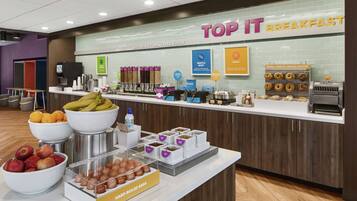 Free daily buffet breakfast