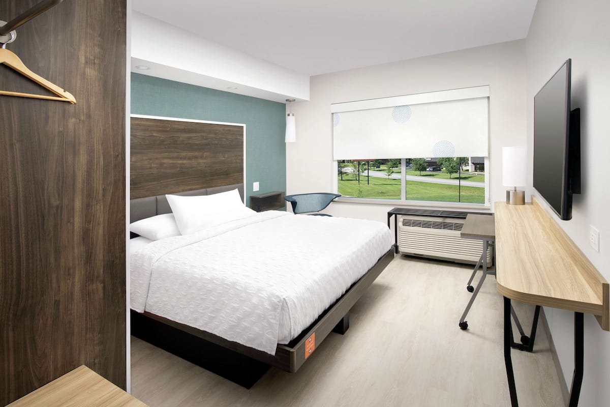 In-room safe, desk, blackout curtains, iron/ironing board