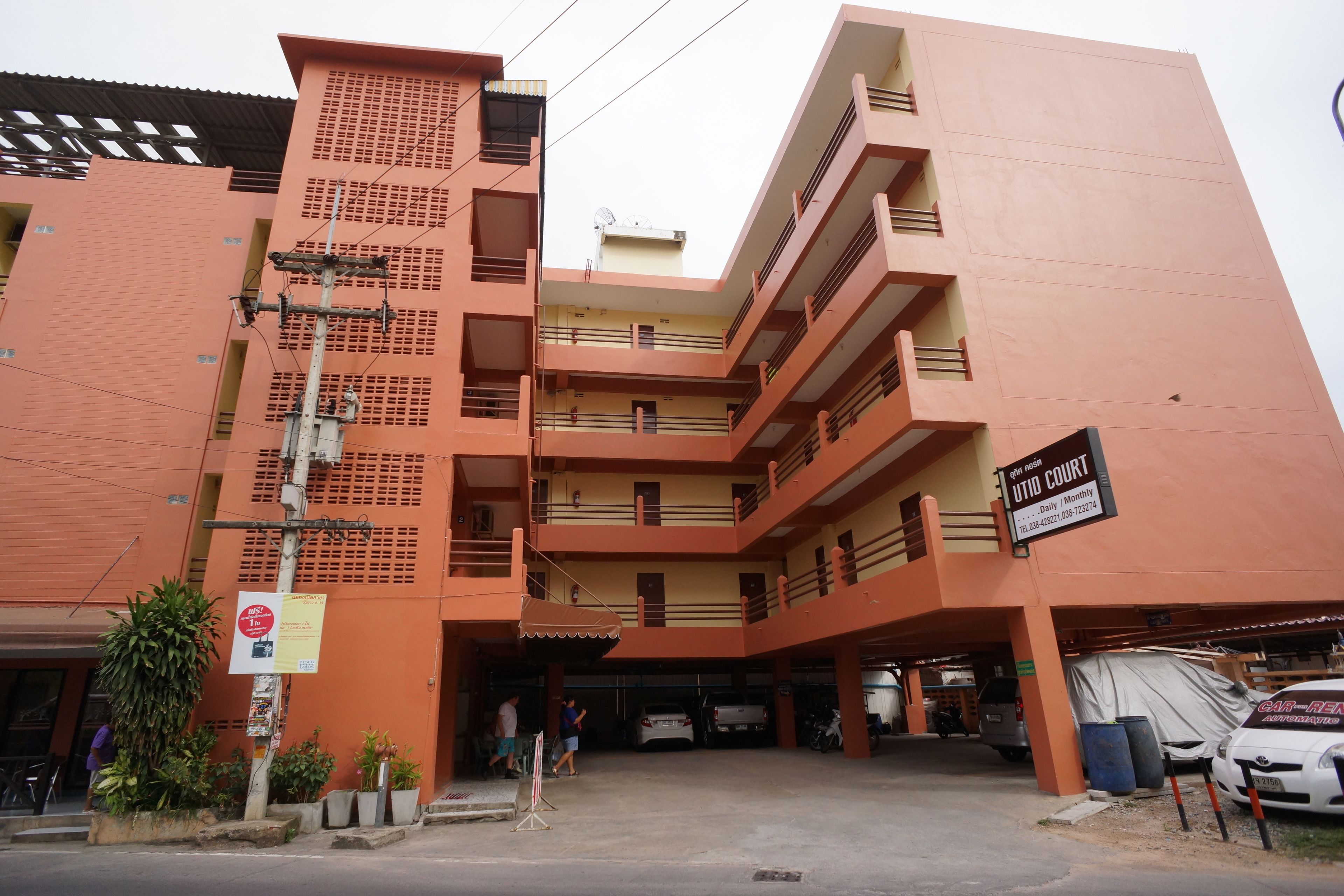 Majoituspaikan julkisivu