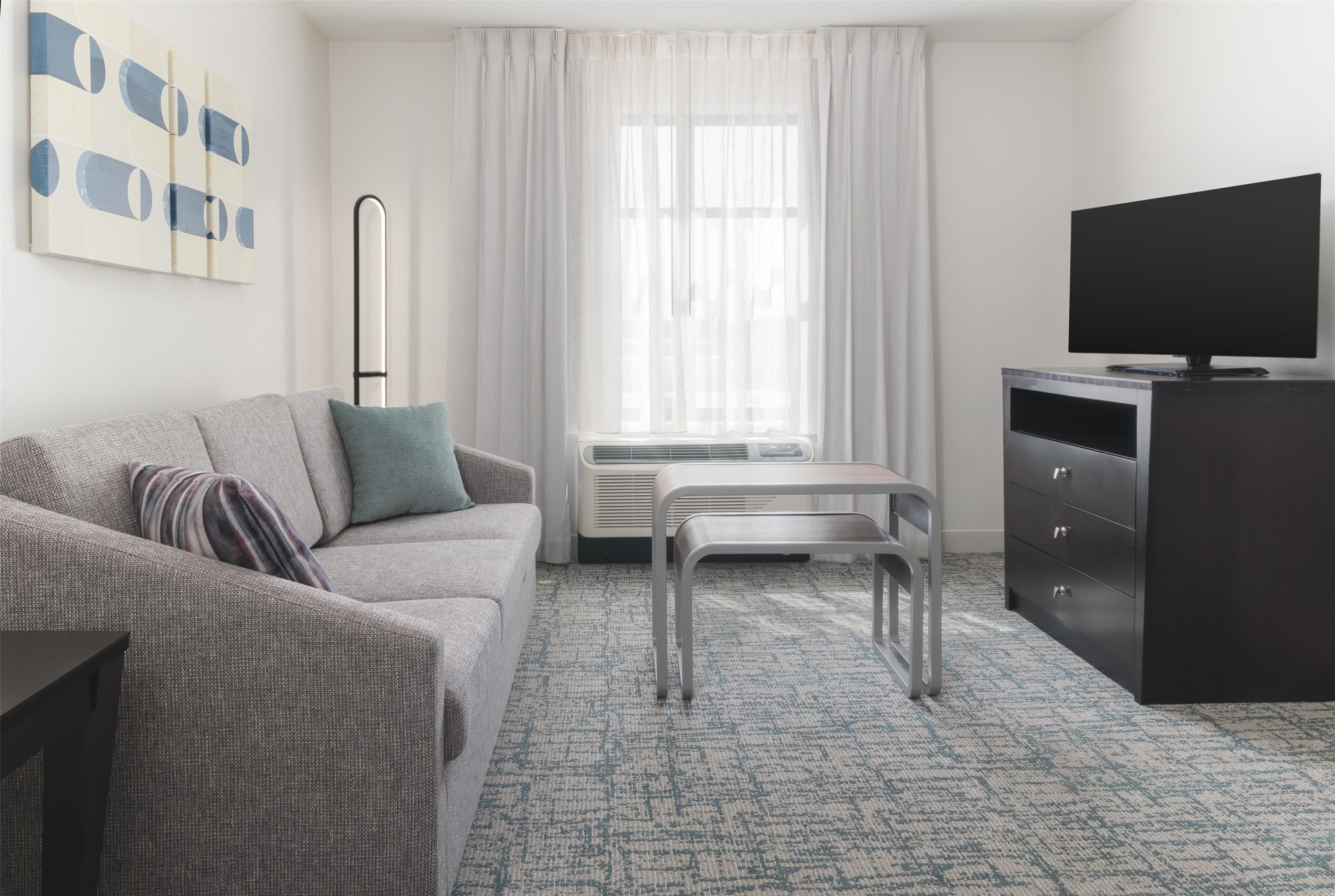 suite, 1 bedroom, non smoking | living area | flat-screen tv