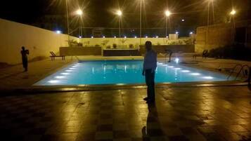 Indoor pool, outdoor pool