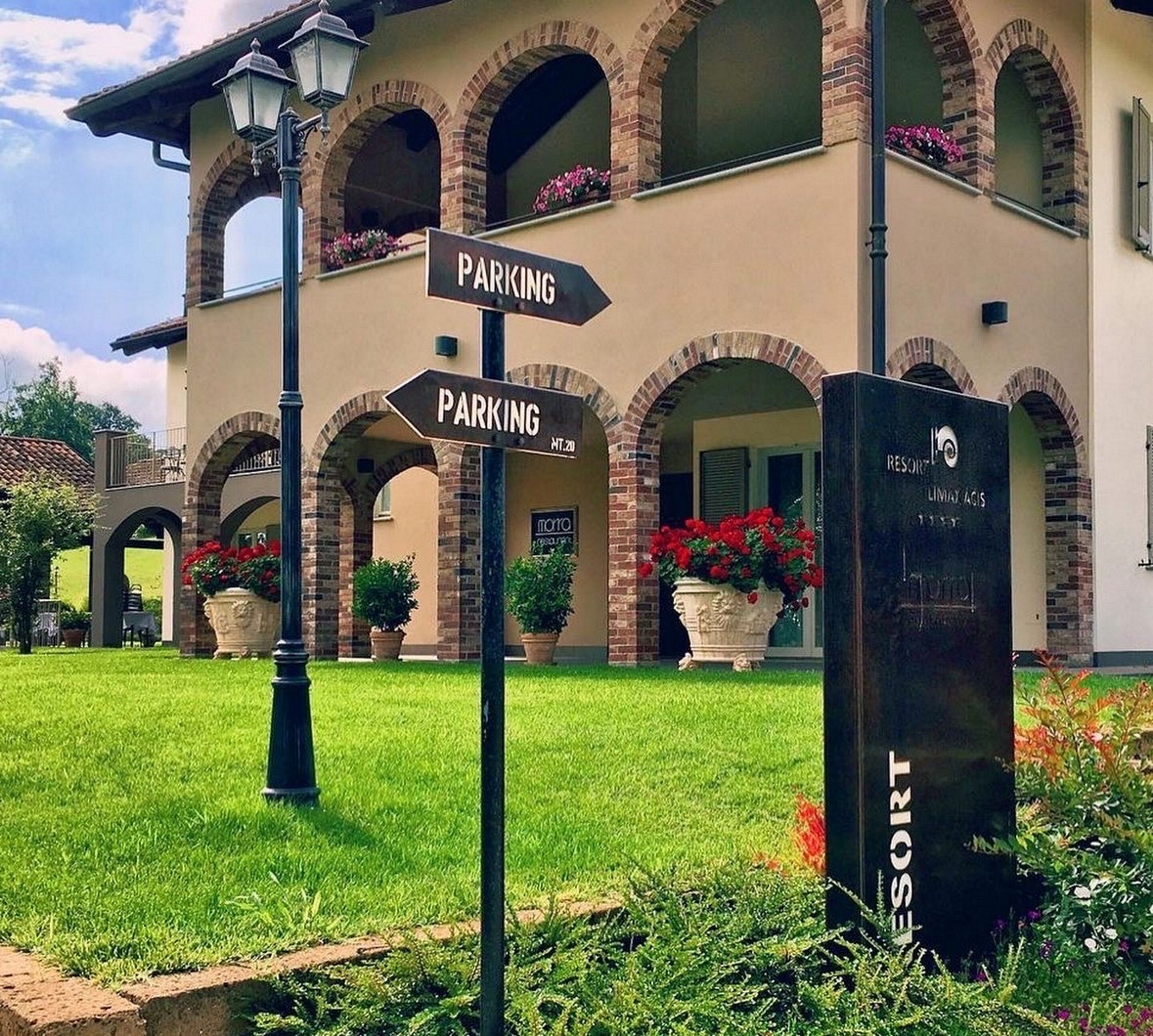 Facciata della struttura