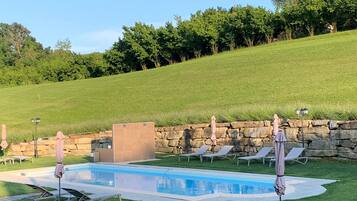 Seasonal outdoor pool