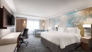 Escritorio y espacio para trabajar con laptop