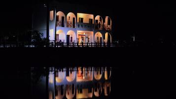 Front of property - evening/night