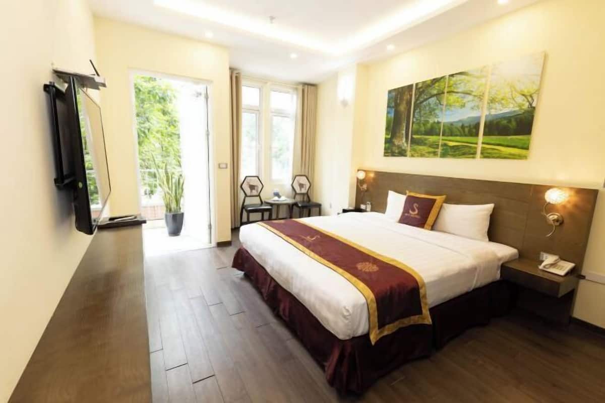1 quarto, frigobar, individualmente decorados