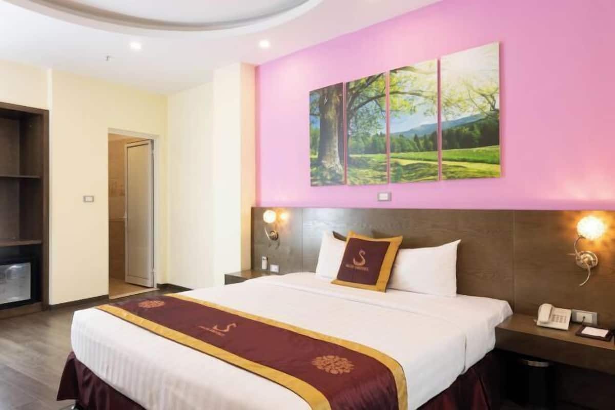 1 quarto, frigobar, individualmente decorados