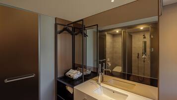 Standard Double Room | Bathroom | Hair dryer, bathrobes, slippers, bidet