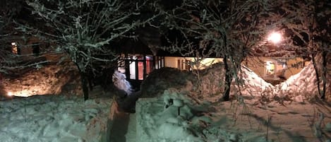 Front of property - evening/night