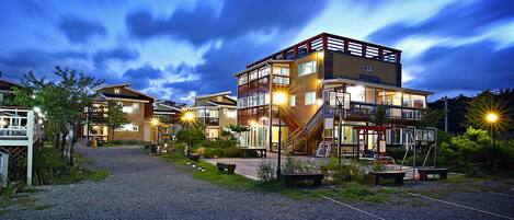 Front of property - evening/night