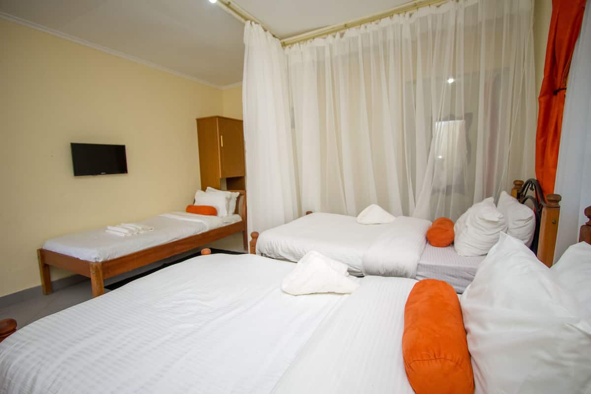 Executive Triple Room | Premium bedding, desk, iron/ironing board, free WiFi