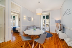 Superior Apartment, 1 Bedroom | Living area