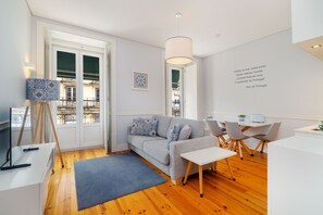 Superior Apartment, 1 Bedroom | Living area | Flat-screen TV - Villa Baixa - Lisbon Luxury Apartments (Lisbon)
