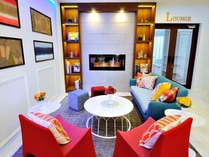 Sala de estar en el lobby