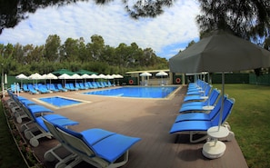 Udendørs pool, liggestole