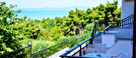 Basic-Apartment, Meerblick, Erdgeschoss | Ausblick vom Zimmer