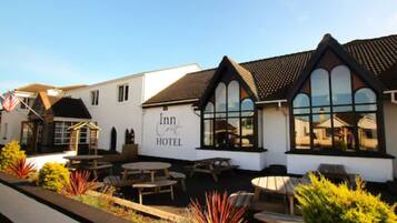 Majoituspaikan julkisivu