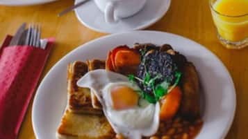 Daily English breakfast for a fee