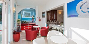 Sitteområde i lobbyen