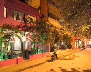 Front of property – evening/night