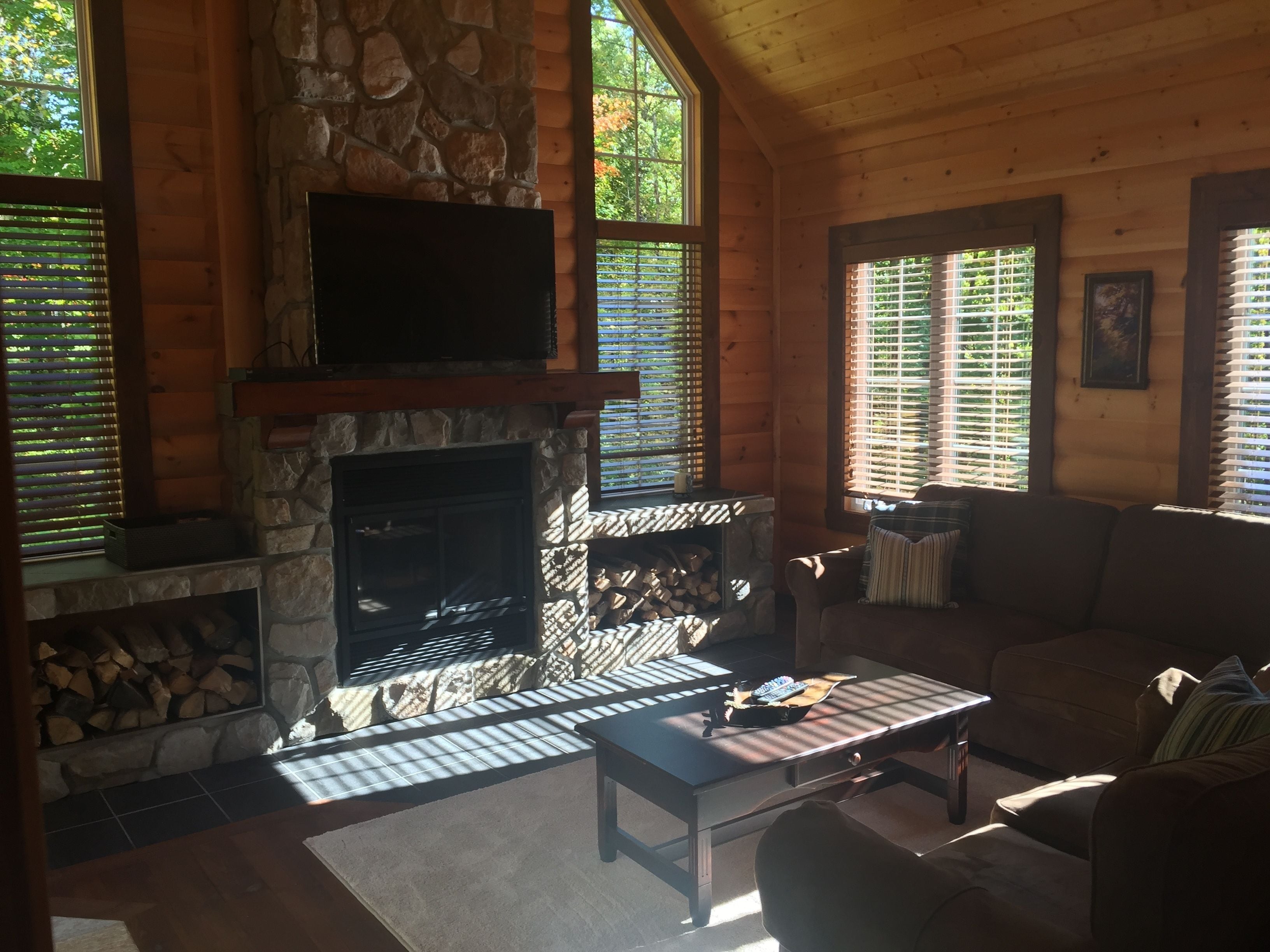 Chalet, 5 makuuhuonetta, poreamme (Aponi) | Olohuone | Taulutelevisio