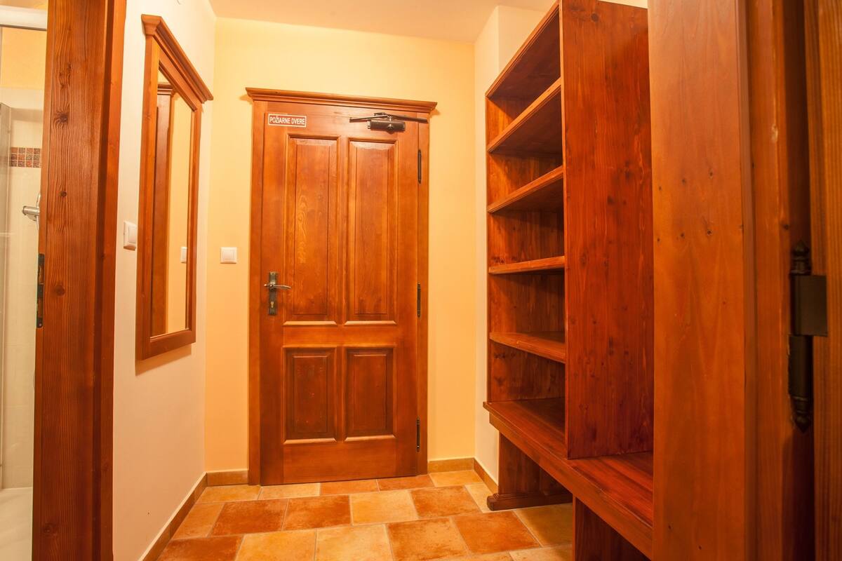 Interior entrance