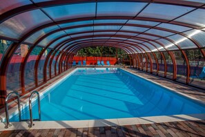 Indoor pool, outdoor pool