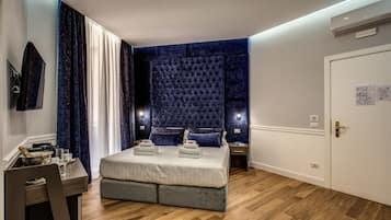 Literie de qualité supérieure, couette en duvet d'oie, minibar