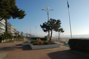 Vlak bij het strand