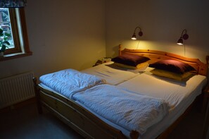 3 slaapkamers, geluiddichte muren, beddengoed