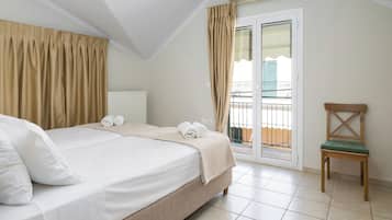 2 habitaciones, insonorización y tabla de planchar con plancha