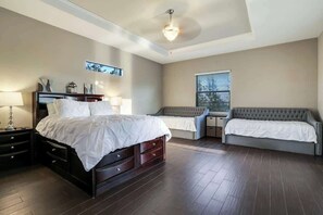 6 bedrooms, iron/ironing board, travel crib, WiFi