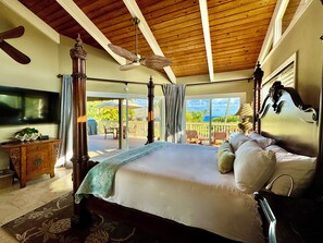 3 bedrooms, iron/ironing board, free WiFi, bed sheets - Sunny Poipu Beach House Near Grand Hyatt, Views, AC, Guest Favorite (Koloa-Poipu)