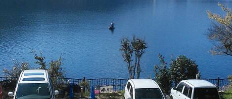 Blick von der Unterkunft