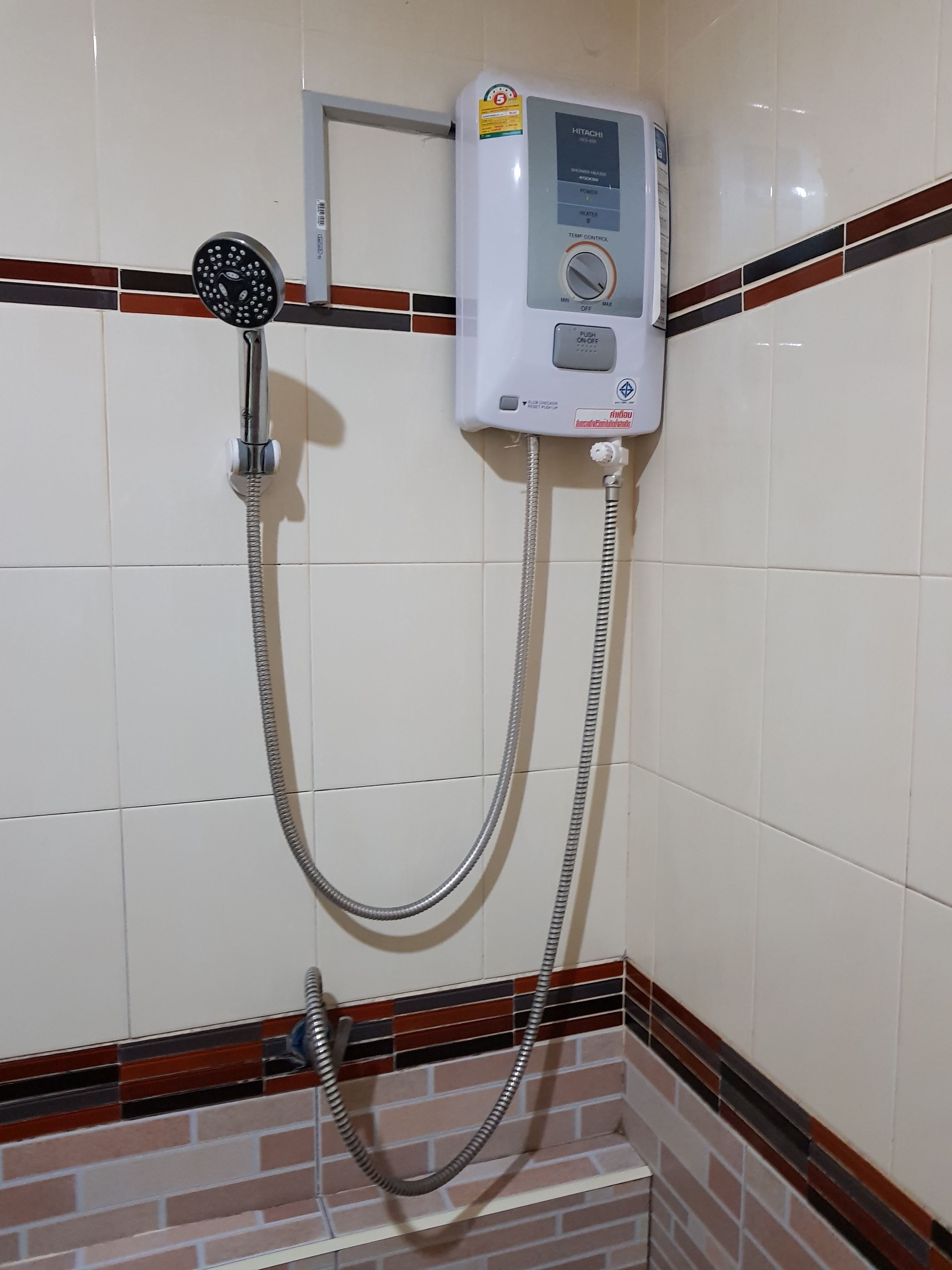 Dusj på badet