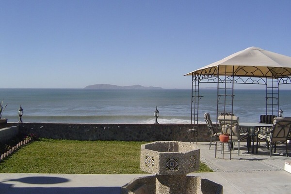View of the Coronado islands from the patio