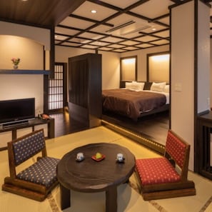 Habitación tradicional (Japanese Style) | Caja fuerte, sistema de insonorización, wifi gratis y ropa de cama