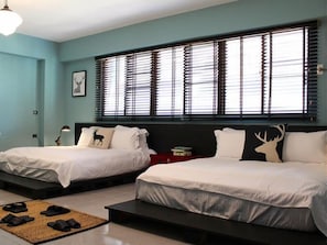 Standard Quadruple Room | Individually furnished, desk, blackout drapes, soundproofing - Kokokara B&B (Tainan)